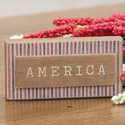 America Striped Block