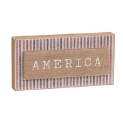 America Striped Block
