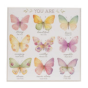 You Are Strong Butterfly Sign - 12" Sq.