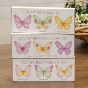 Grandma - Mom - Friend Butterfly Block  (3 Count Assortment)