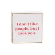 Kinda Obsessed 2" Square Block  (4 Count Assortment)