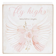Fly High Angel Wings Box Sign  (2 Count Assortment)