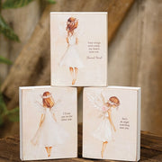 Angel Watching Block - 3" x 4"  (3 Count Assortment)