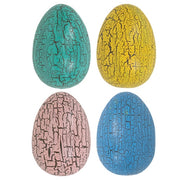Crackled Wooded Eggs (Set of 4)
