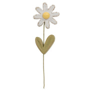 Distressed Wood Daisy Magnet  (2 Count Assortment)