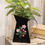 Vintage Petals Wooden Water Pitcher Vase