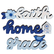 Grace - Faith - Home Word Sitters (Set of 3)