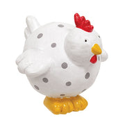 Resin Polka Dot Chicken Sitter