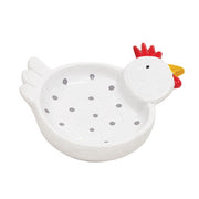 Resin Polka Dot Chicken Trinket Dish