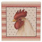 Primitive Farm Animal Portrait Box Sign  (3 Count Assortment)