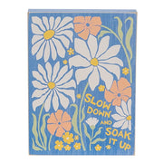 Blue Floral Block - 4.5"x6"  (3 Count Assortment)