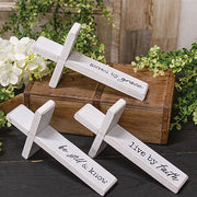 Leaning Cross Sitter  (3 Count Assortment)