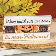Vintage Halloween Cat Mini Stick  (3 Count Assortment)