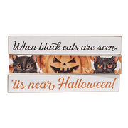 Vintage Halloween Cat Mini Stick  (3 Count Assortment)