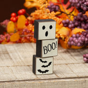 Boo & Skeleton Reversible Mini Blocks (Set of 3)