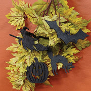 Spooky Halloween Silhouette Ornament  (4 Count Assortment)