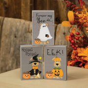 Forever My Boo Rectangle Dog Block  (3 Count Assortment)