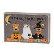 Happy-Howl-O-Ween Rectangle Dog Block  (3 Count Assortment)