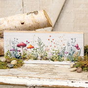 Mushroom & Wildflower Patch Rectangle Block