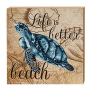 Turtle Wisdom Square Block  (3 Count Assortment)