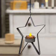 Farmhouse Colors Star Tealight Holder  (3 Count Assortment)