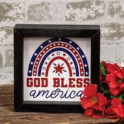 God Bless America Shadowbox Frame