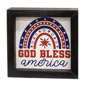God Bless America Shadowbox Frame