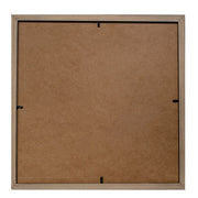 Snowy Santa & Reindeer Framed Print - 13" Sq