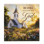 Be Still and Know Block - 6" Sq.