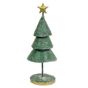 Distressed Textured Metal Christmas Tree - 12"