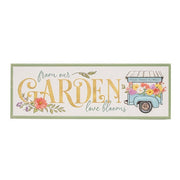 From Our Garden Love Blooms Metal Sign