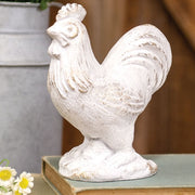 Distressed Gold Flecked Cement Chicken Sitter