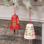 Yuletide Greetings Papier Mache Bell Hanger  (2 Count Assortment)