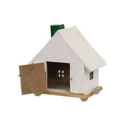 Frosted Winter Tealight Luminary Cottage