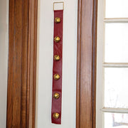 Golden Sleigh Bells Door Hanger