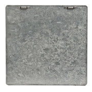 Santa with Lantern Metal Sign