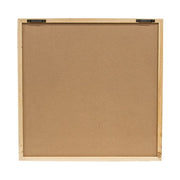 Santa with Christmas Tree Mirror Framed Print