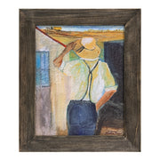 The Farmer Textured Framed Print - 8x10