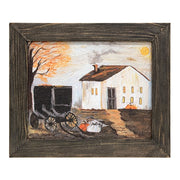 Autumn Buggy Textured Framed Print - 10x8