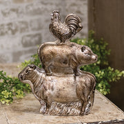 Resin Stacked Farm Animal Chocolate Mold - 10.75" H