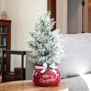 Red Metal Merry Christmas Santa Sack