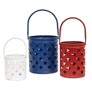 Star Punched Metal Americana Luminaries (Set of 3)