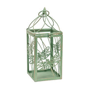 Distressed Green Metal Dragonfly Lanterns (Set of 2)