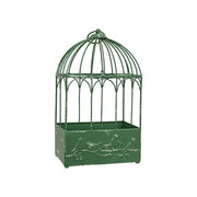 Distressed Metal Birds On Branches Birdcages (Set of 2)