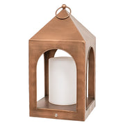 Copper Finish Open Air Tri-Function LED Lantern - 16"
