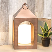 Copper Finish Open Air Tri-Function LED Lantern - 16"