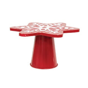 Distressed Metal Snowflake Risers (Set of 2)