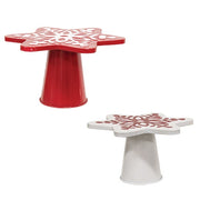 Distressed Metal Snowflake Risers (Set of 2)