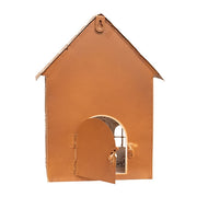 Metal Gingerbread House Luminary - 12"H