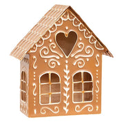 Metal Gingerbread House Luminary - 9.75"H